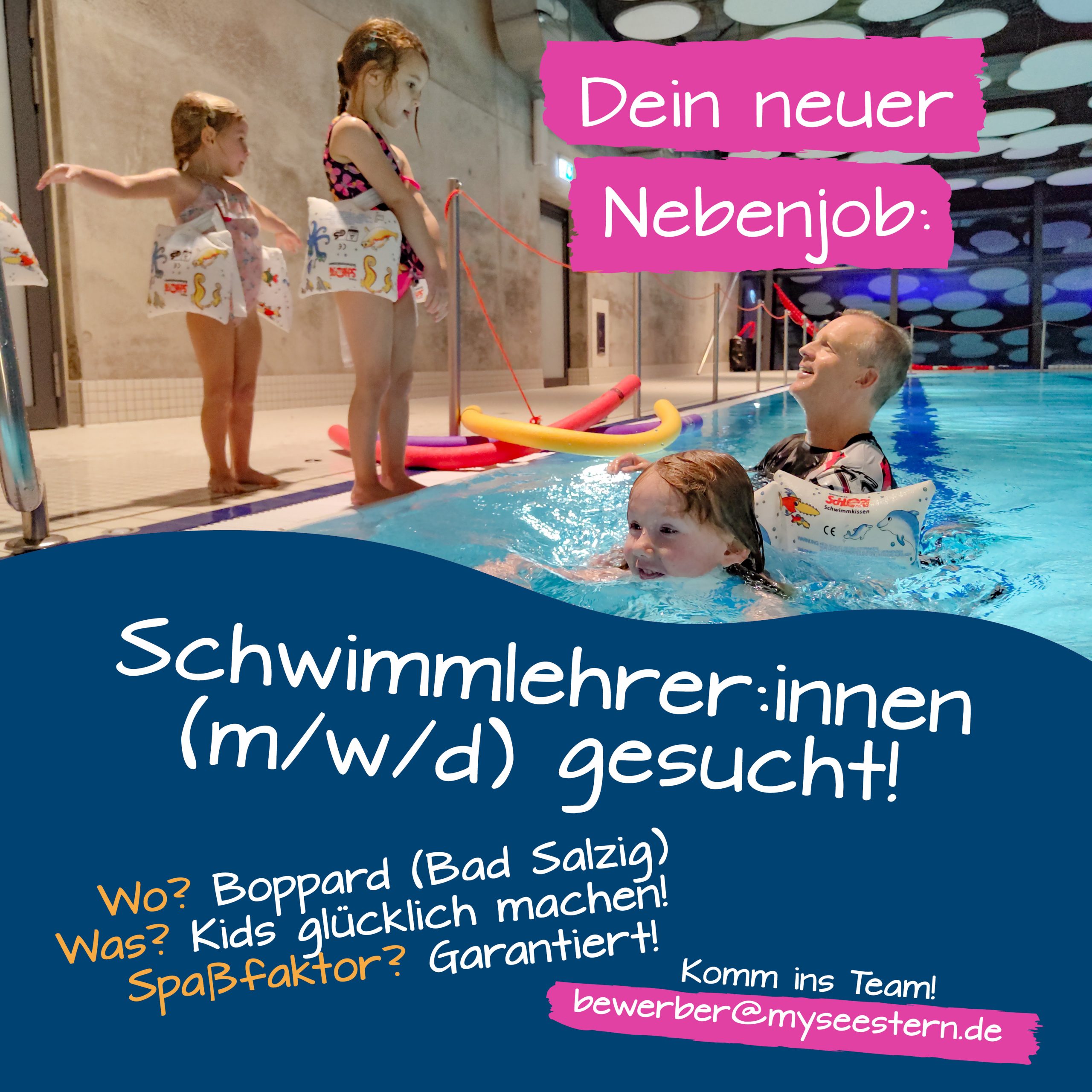Schwimmlehrer Minijob in Boppard Bad Salzig